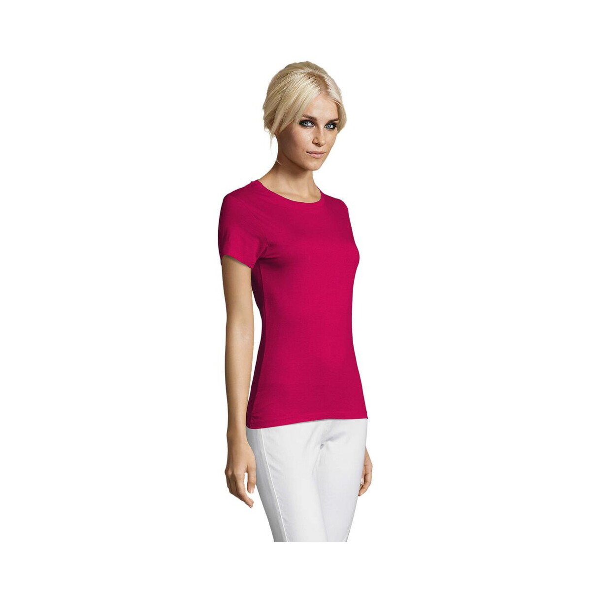 Koszulki z logo – regent damski t-shirt 150g regent women s01825-fu-side REGENT Damski T-Shirt 150g REGENT WOMEN s01825-fu-side