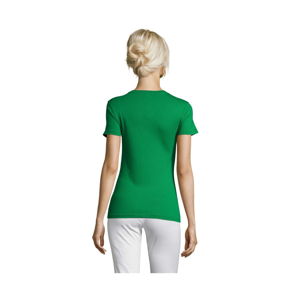 Koszulki z logo – regent damski t-shirt 150g regent women s01825-kg-back REGENT Damski T-Shirt 150g REGENT WOMEN s01825-kg-back
