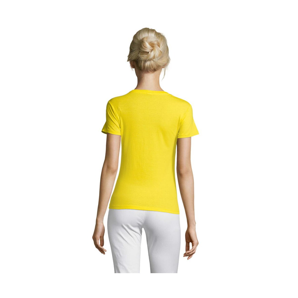 Koszulki z logo – regent damski t-shirt 150g regent women s01825-le-back REGENT Damski T-Shirt 150g REGENT WOMEN s01825-le-back