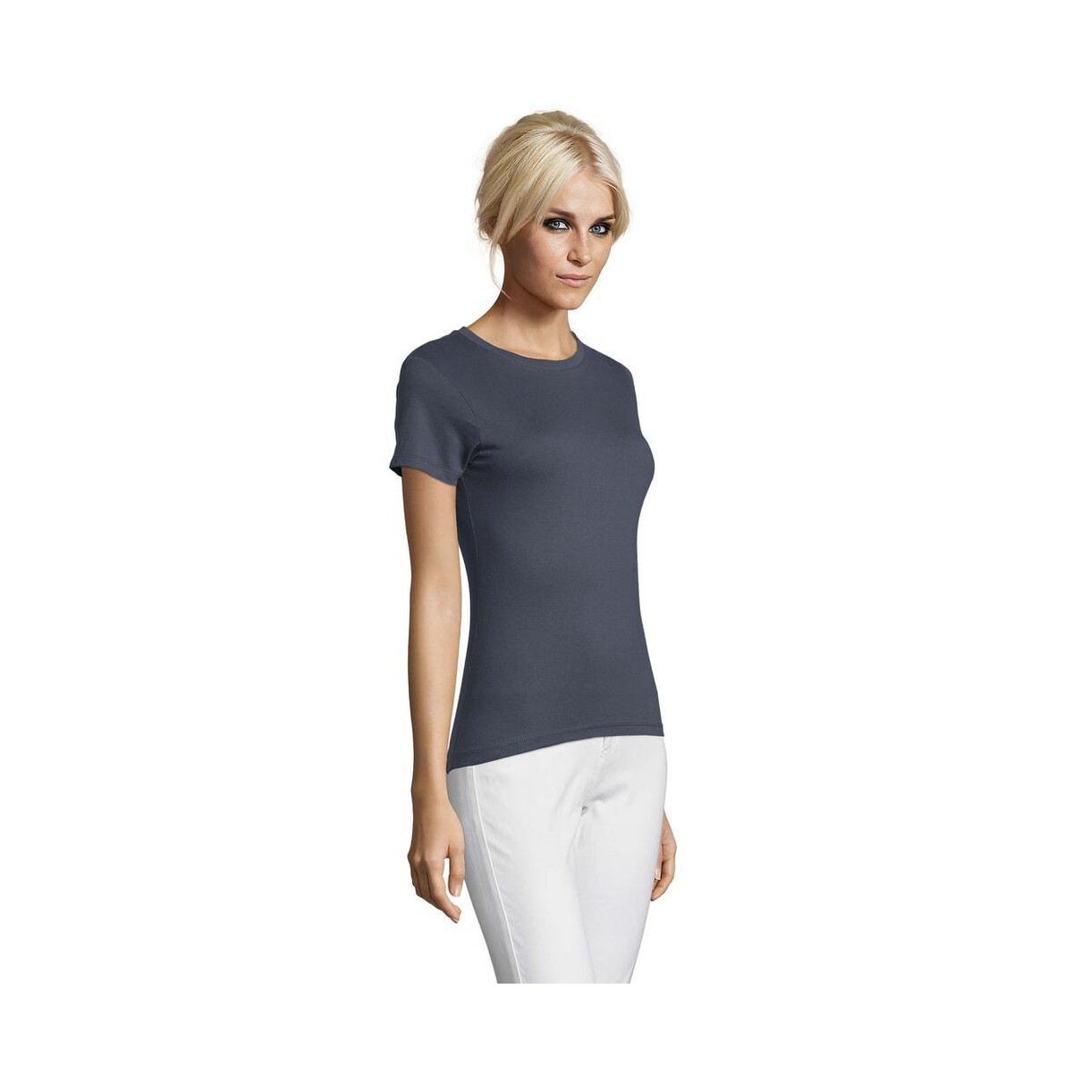 Koszulki z logo – regent damski t-shirt 150g regent women s01825-mu-side REGENT Damski T-Shirt 150g REGENT WOMEN s01825-mu-side