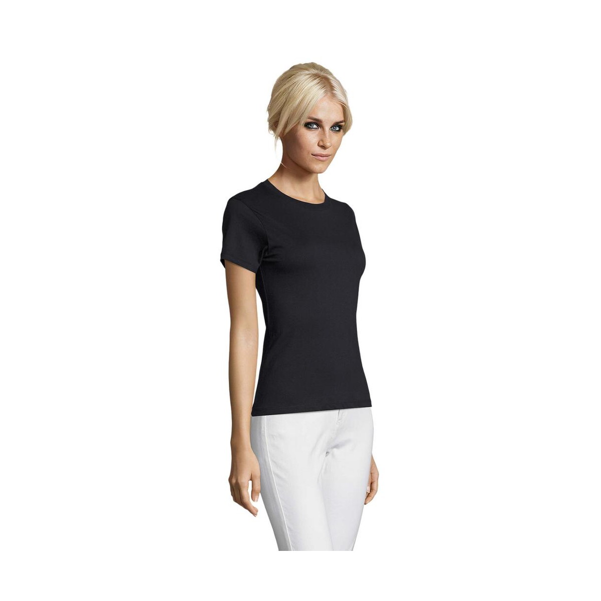 Koszulki z logo – regent damski t-shirt 150g regent women s01825-ny-side REGENT Damski T-Shirt 150g REGENT WOMEN s01825-ny-side