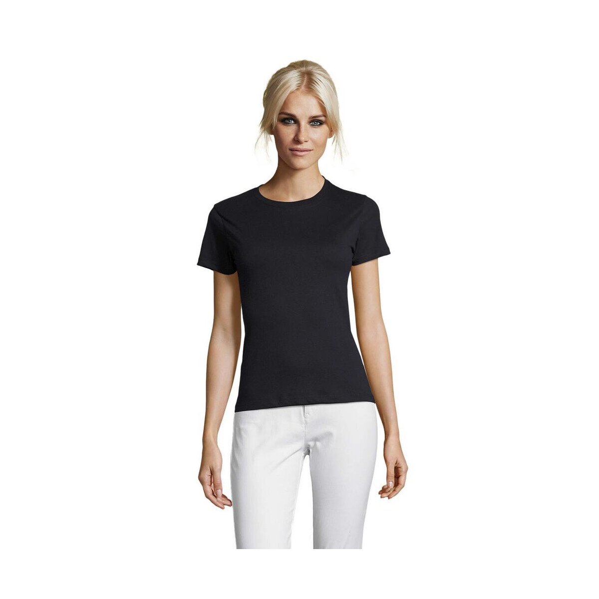 Koszulki z logo – regent damski t-shirt 150g regent women s01825-ny REGENT Damski T-Shirt 150g REGENT WOMEN s01825-ny