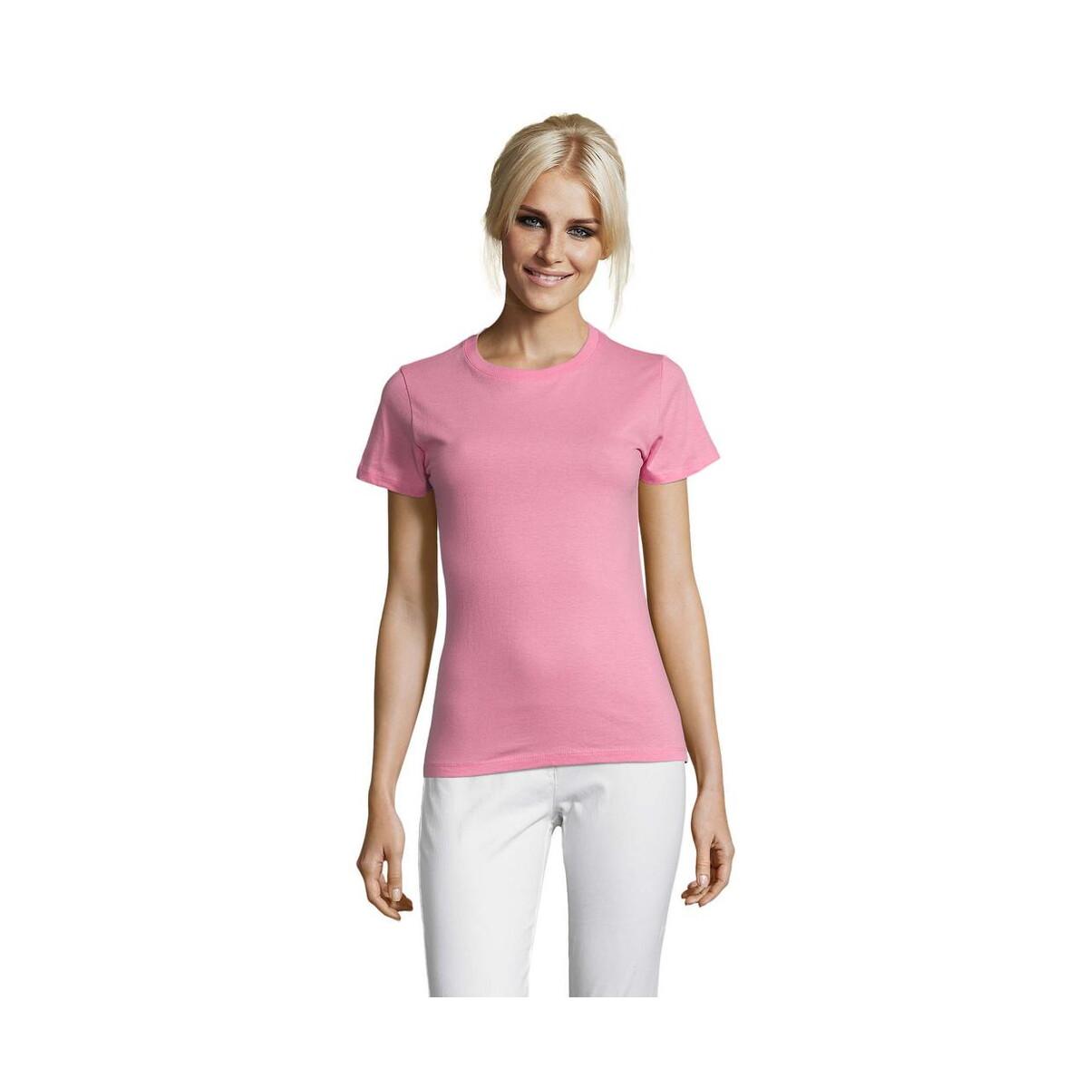 Koszulki z logo – regent damski t-shirt 150g regent women s01825-op REGENT Damski T-Shirt 150g REGENT WOMEN s01825-op