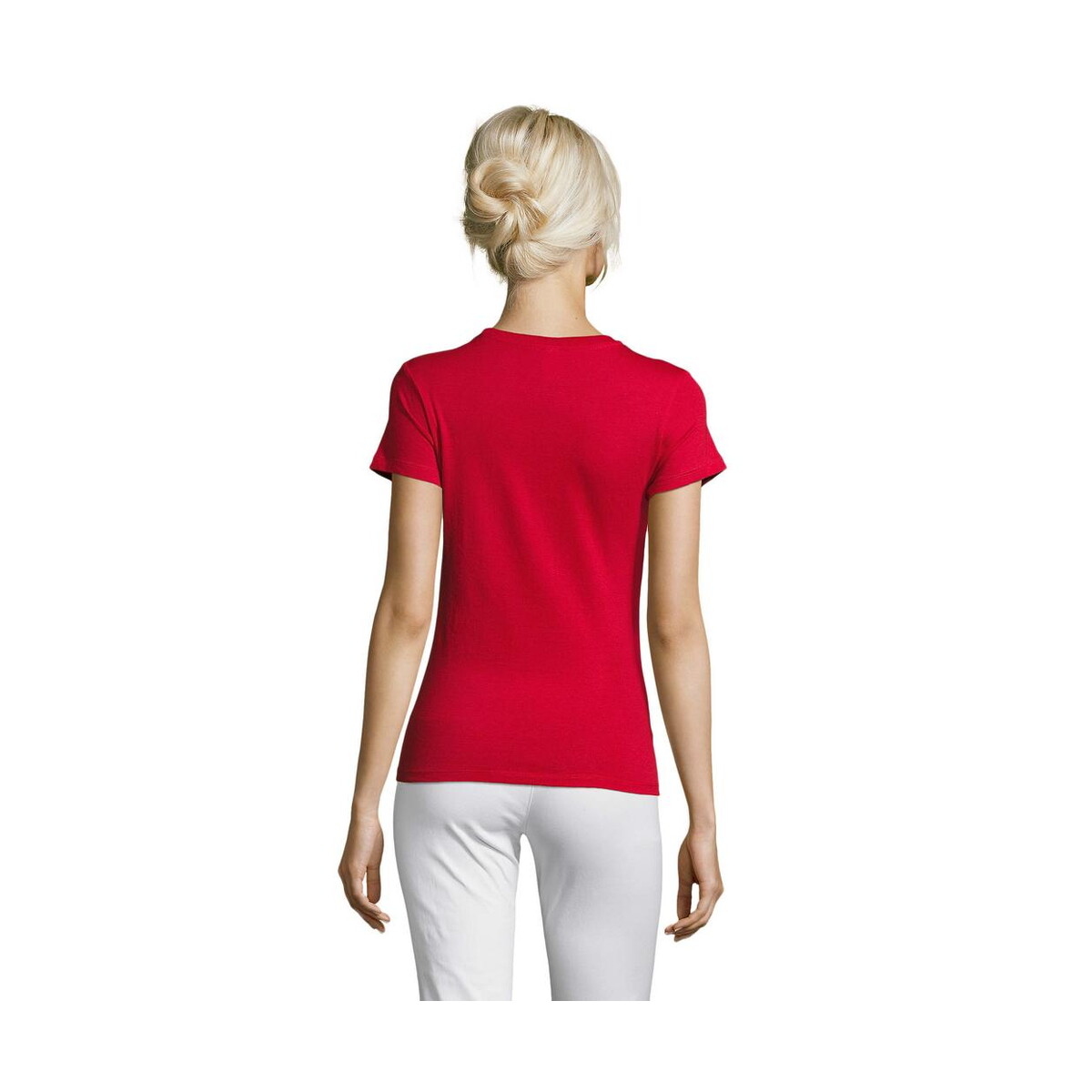 Koszulki z logo – regent damski t-shirt 150g regent women s01825-rd-back REGENT Damski T-Shirt 150g REGENT WOMEN s01825-rd-back
