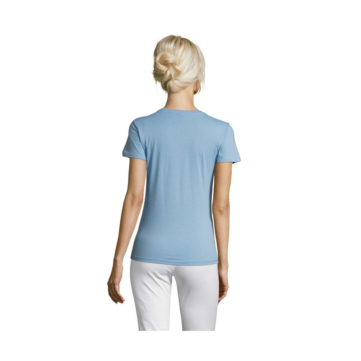 Koszulki z logo – regent damski t-shirt 150g regent women s01825-sk-back REGENT Damski T-Shirt 150g REGENT WOMEN s01825-sk-back
