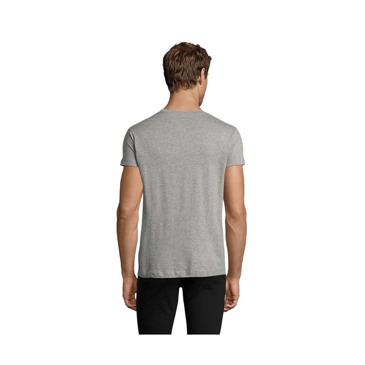 Koszulki z logo – regent fit męski 150g regent fit s00553-gm-back REGENT FIT MĘSKI 150g REGENT FIT s00553-gm-back