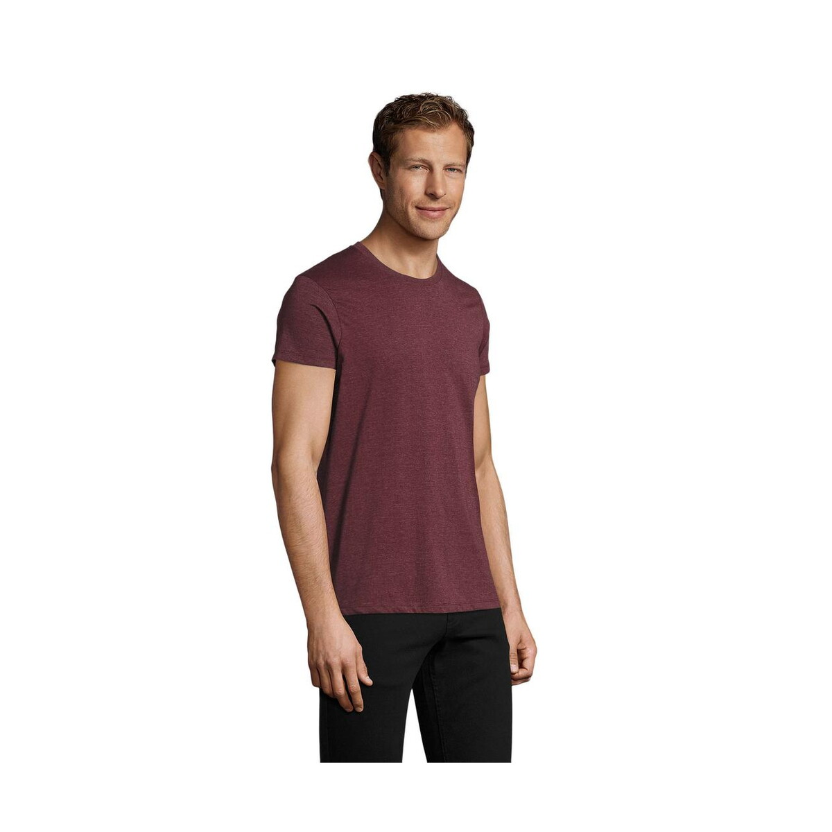 Koszulki z logo – regent fit męski 150g regent fit s00553-hx-side REGENT FIT MĘSKI 150g REGENT FIT s00553-hx-side