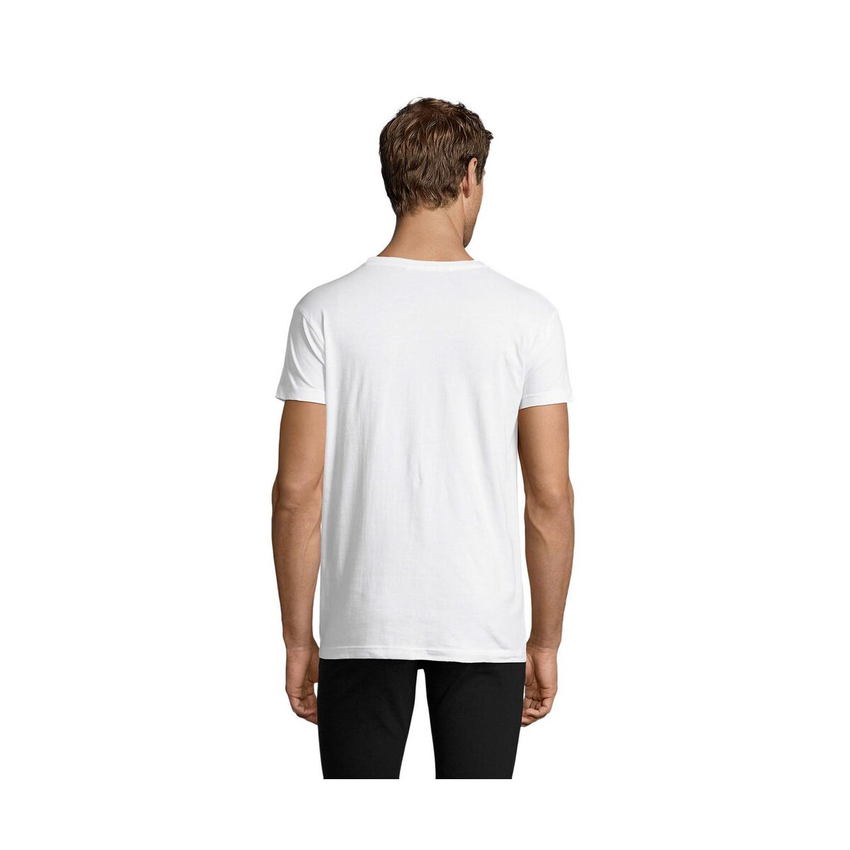 Koszulki z logo – regent fit męski 150g regent fit s00553-wh-back REGENT FIT MĘSKI 150g REGENT FIT s00553-wh-back
