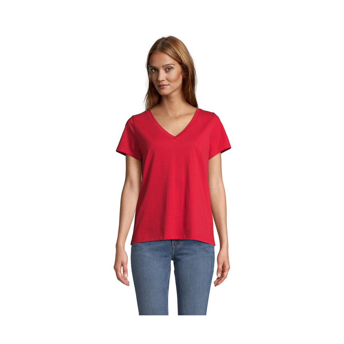 Koszulki z logo – regent v t-shirt women regent v women s04766-rd REGENT V T-SHIRT WOMEN REGENT V WOMEN s04766-rd