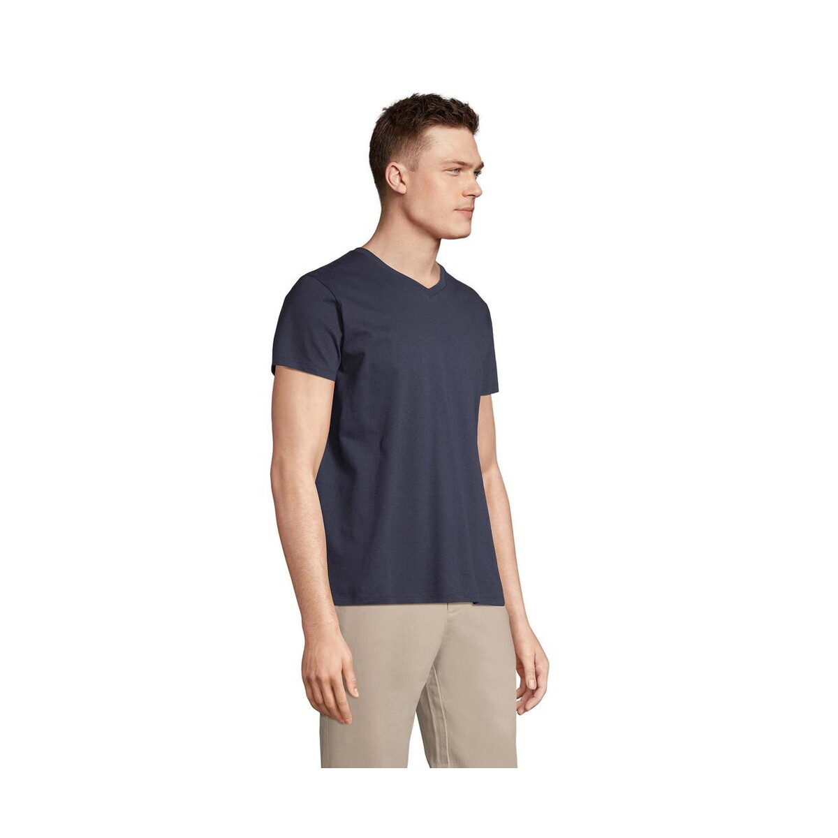 Koszulki z logo – regent v v-neck t-shirt regent v s04765-fn-side REGENT V V-NECK T-SHIRT REGENT V s04765-fn-side
