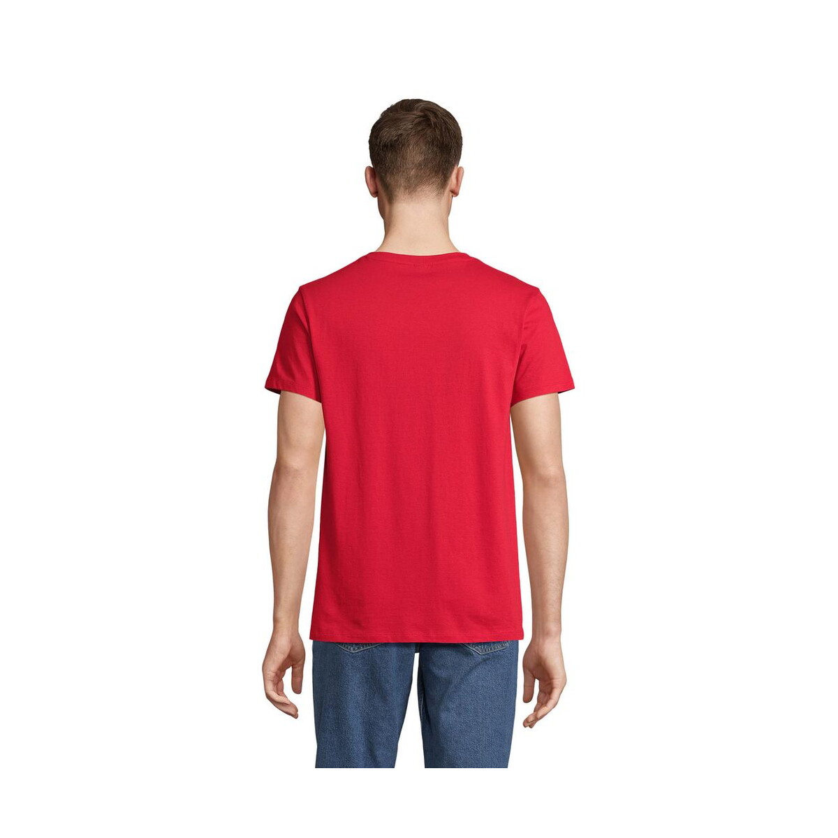 Koszulki z logo – regent v v-neck t-shirt regent v s04765-rd-back REGENT V V-NECK T-SHIRT REGENT V s04765-rd-back
