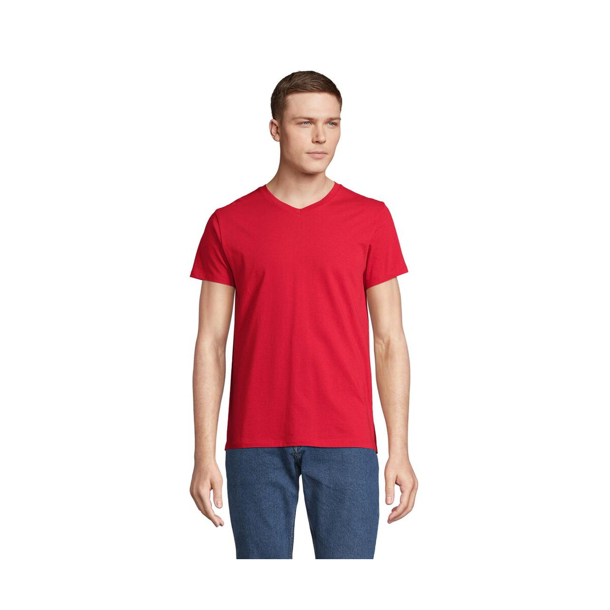 Koszulki z logo – regent v v-neck t-shirt regent v s04765-rd REGENT V V-NECK T-SHIRT REGENT V s04765-rd