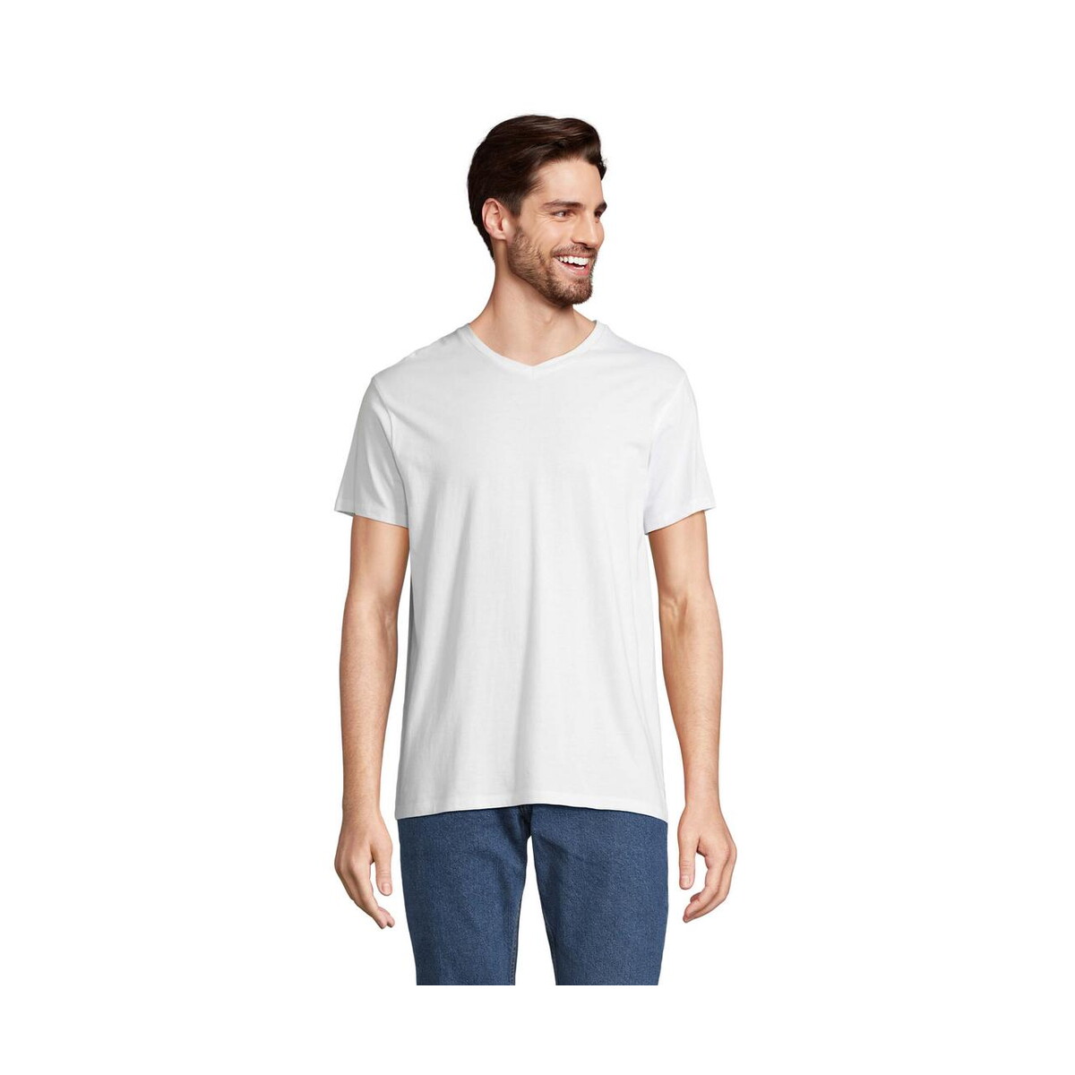 Koszulki z logo – regent v v-neck t-shirt regent v s04765-wh REGENT V V-NECK T-SHIRT REGENT V s04765-wh