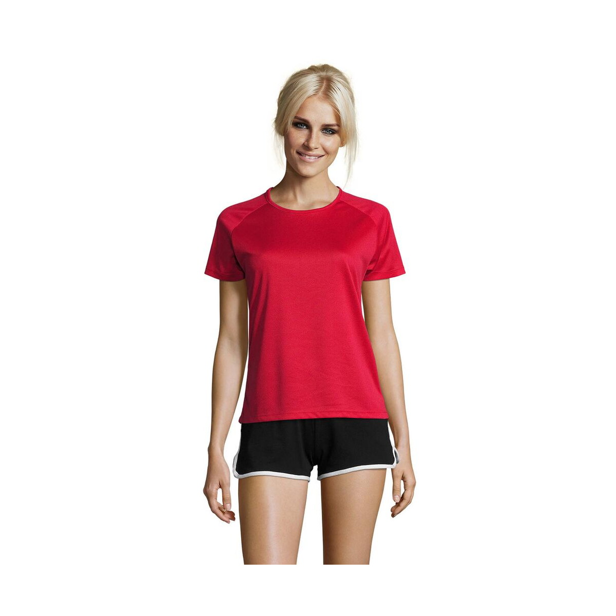 Koszulki z logo – sporty damski t-shirt 140g sporty women s01159-rd SPORTY Damski T-Shirt 140g SPORTY WOMEN s01159-rd