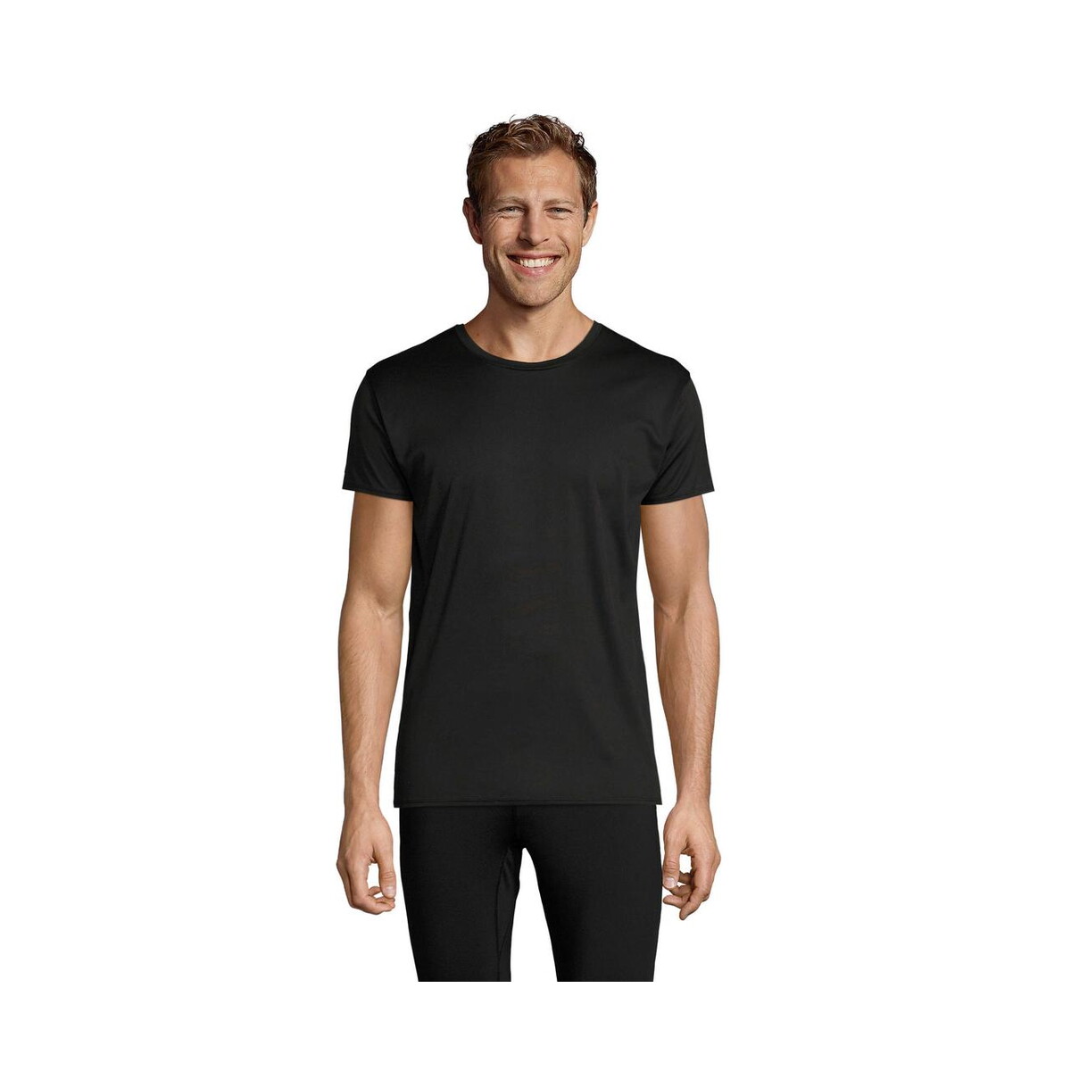 Koszulki z logo – sprint uni t-shirt 130g sprint s02995-bk SPRINT UNI T-SHIRT 130g SPRINT s02995-bk