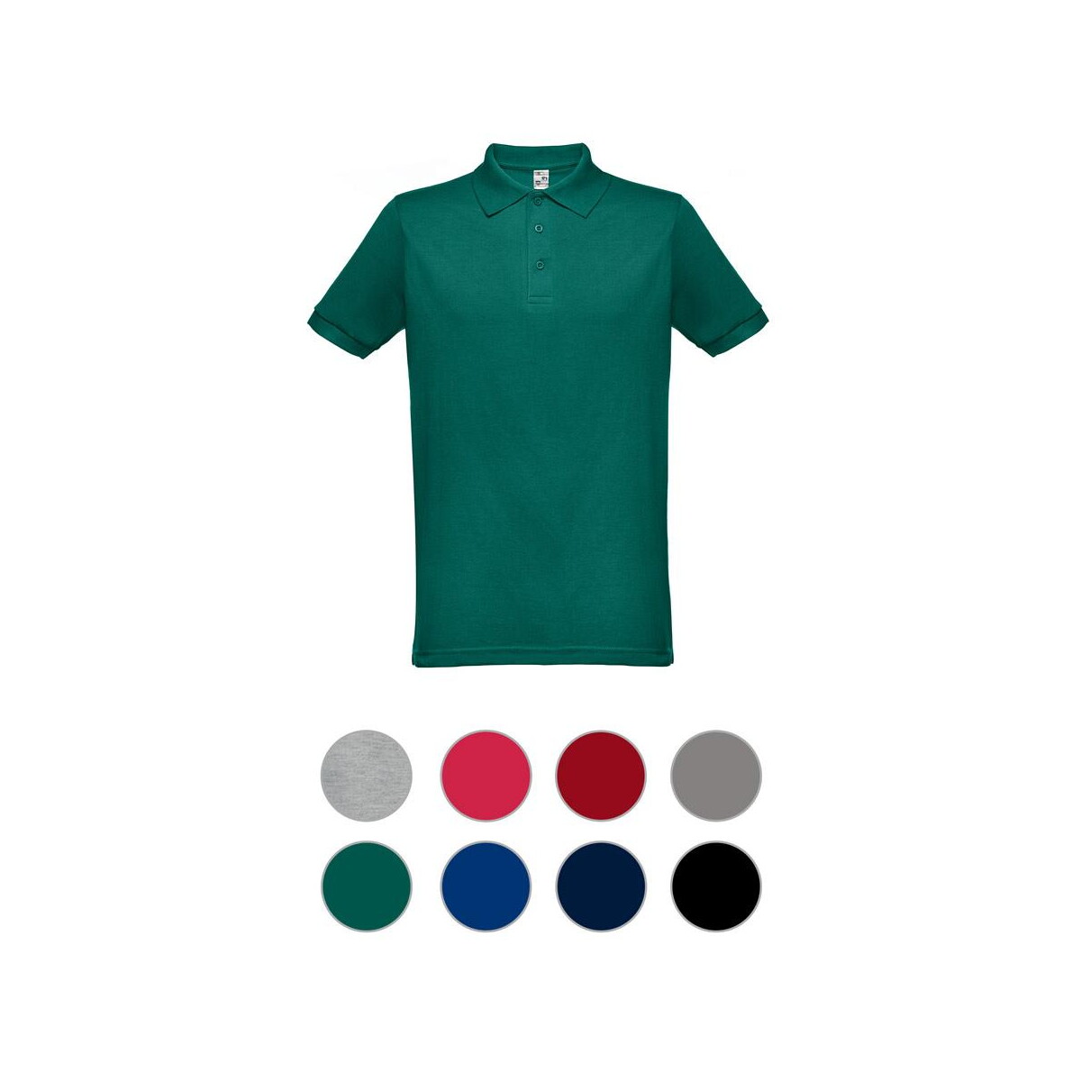 Koszulki z logo – thc berlin. męska koszulka polo z krótkim rękawem 30176_a THC BERLIN. Męska koszulka polo z krótkim rękawem 30176_a