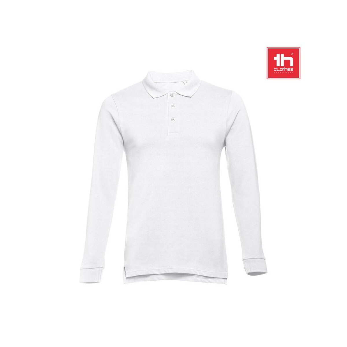 Koszulki z logo – thc bern wh. męska bawełniana koszulka polo z długim rękawem 30140_set THC BERN WH. Męska bawełniana koszulka polo z długim rękawem 30140_set