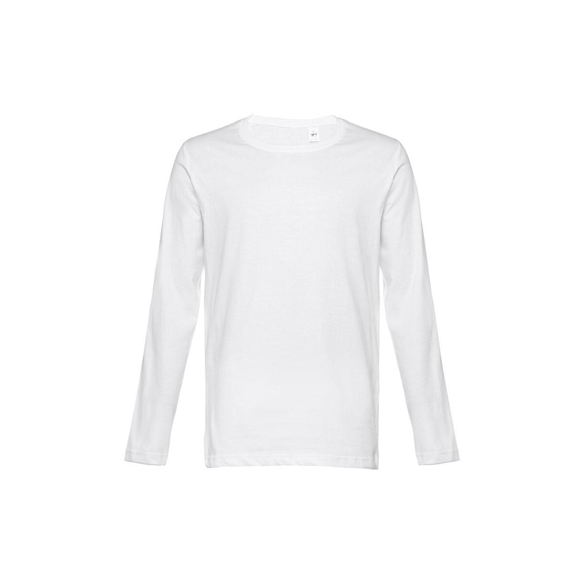 Koszulki z logo – thc bucharest wh. męski bawełniany t-shirt z długim rękawem 30123_106 THC BUCHAREST WH. Męski bawełniany T-shirt z długim rękawem 30123_106
