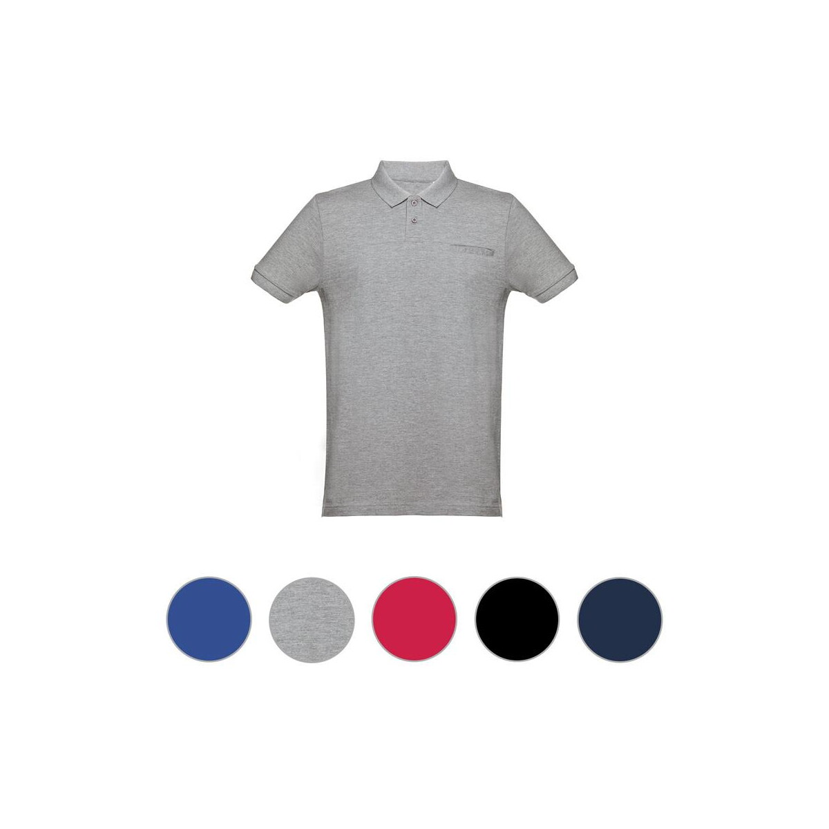 Koszulki z logo – thc dhaka. męski polo t-shirt 30208_a THC DHAKA. Męski polo t-shirt 30208_a