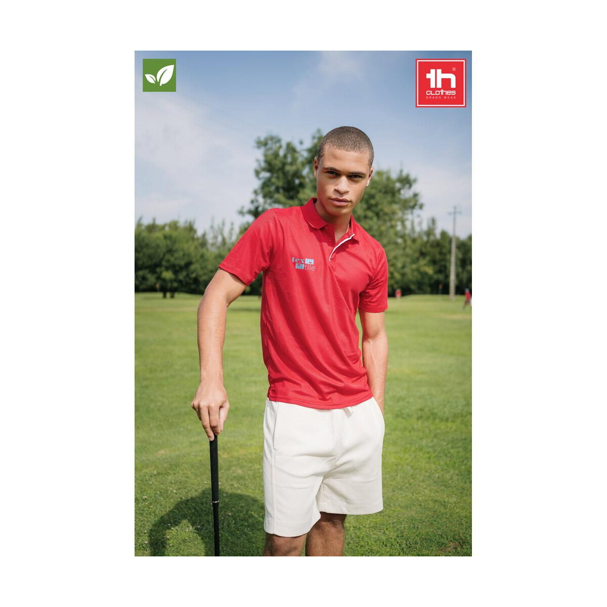 Koszulki z logo – thc dynamic. męska techniczna koszulka polo 30290_set THC DYNAMIC. Męska techniczna koszulka polo 30290_set