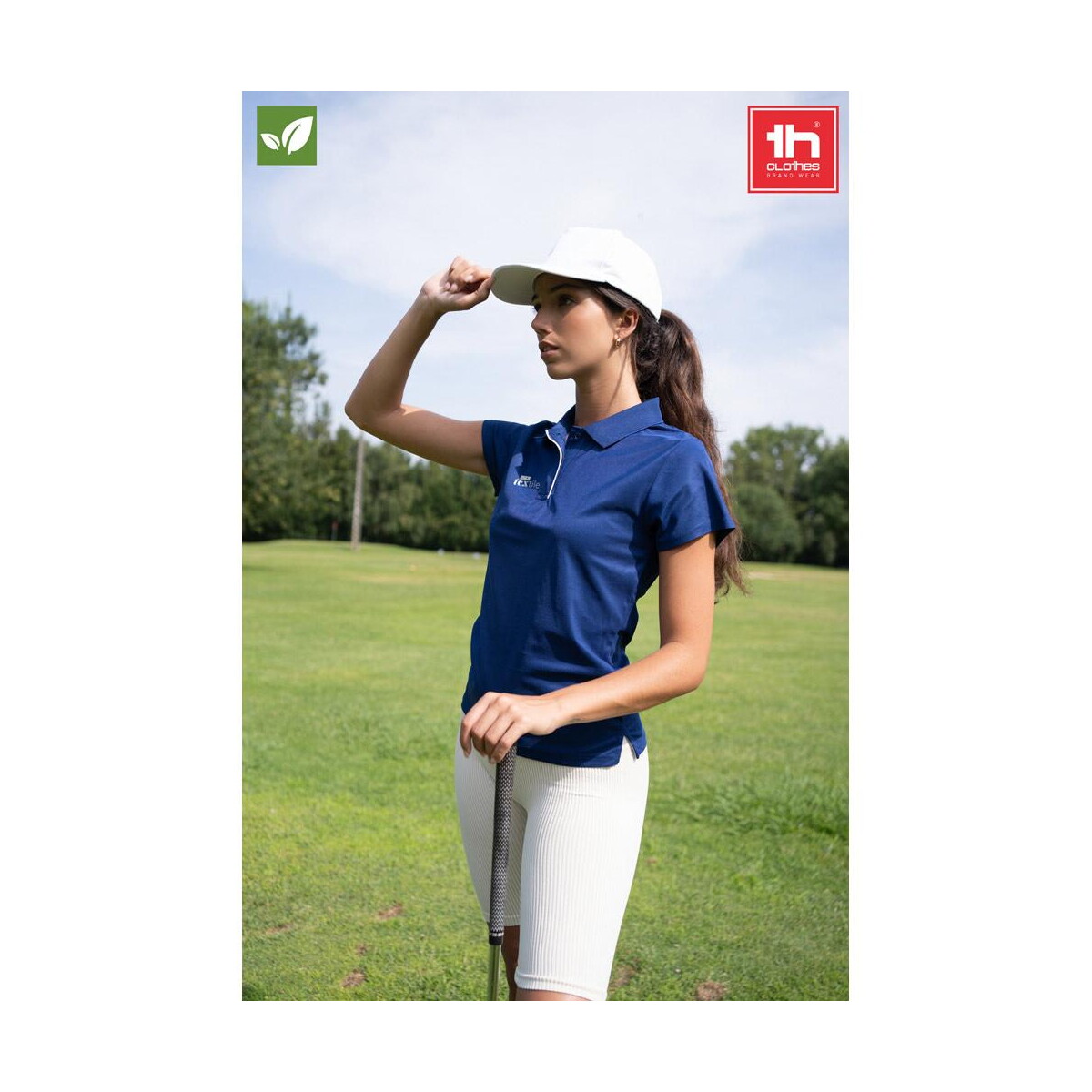 Koszulki z logo – thc dynamic women. techniczna koszulka polo dla kobiet 30292_set THC DYNAMIC WOMEN. Techniczna koszulka polo dla kobiet 30292_set
