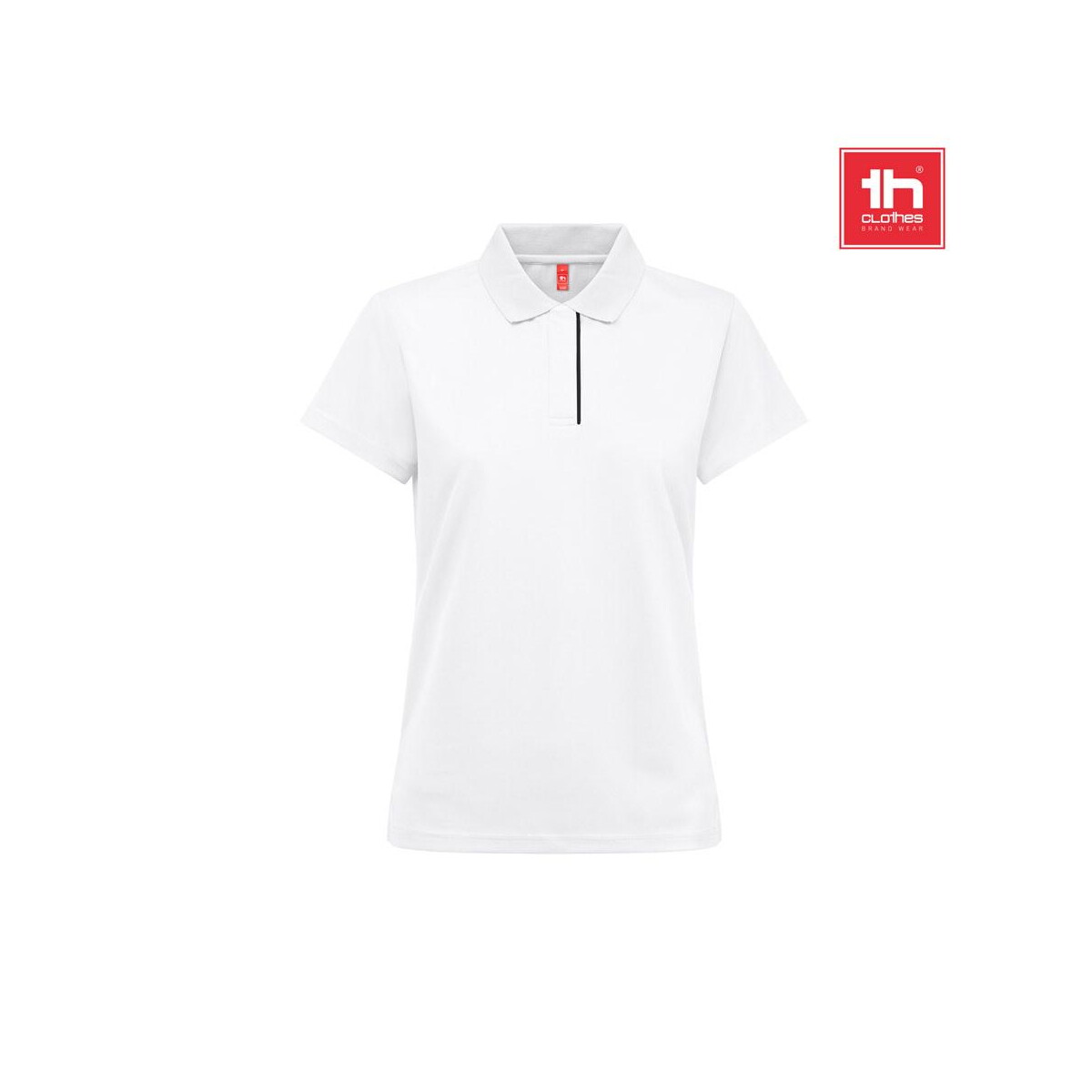 Koszulki z logo – thc dynamic women wh. techniczna koszulka polo dla kobiet 30293_set THC DYNAMIC WOMEN WH. Techniczna koszulka polo dla kobiet 30293_set