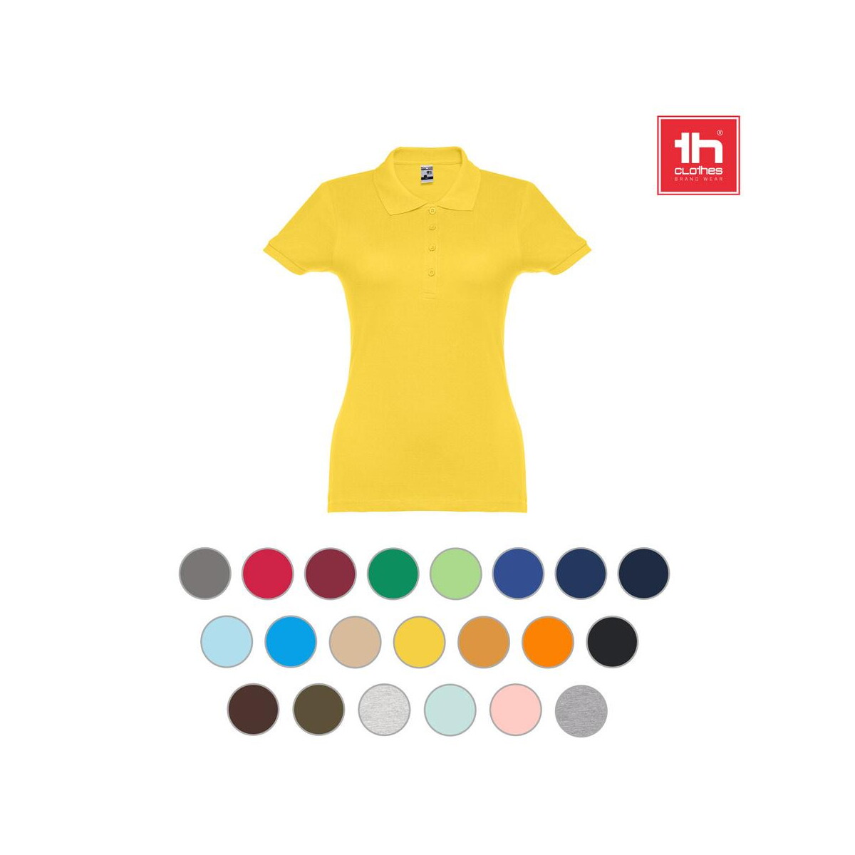 Koszulki z logo – thc eve. damski polo t-shirt 30135_a THC EVE. Damski polo t-shirt 30135_a