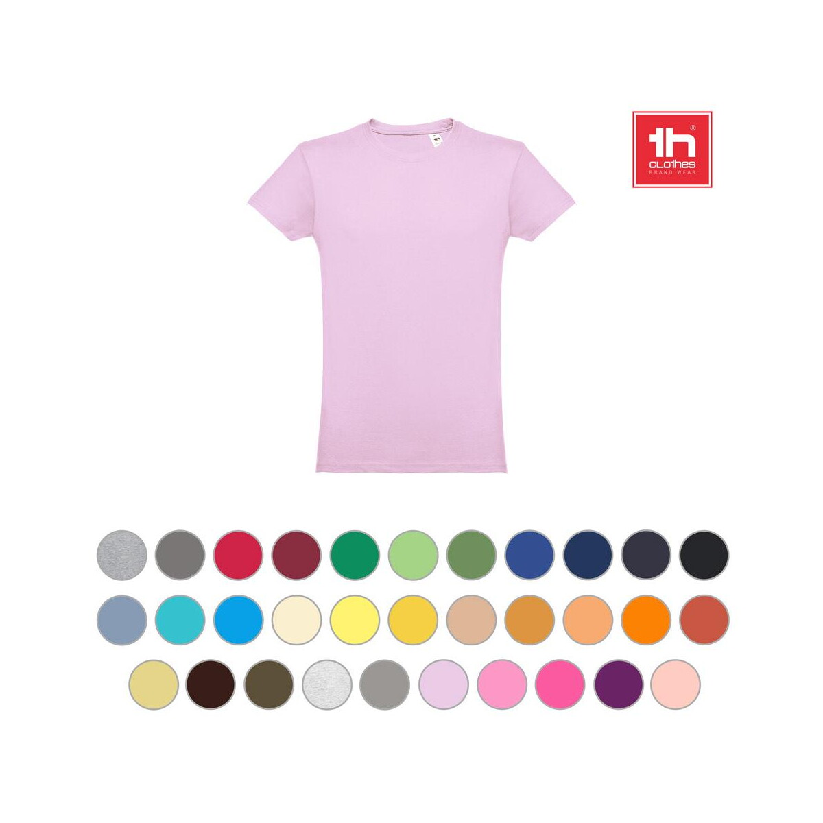 Koszulki z logo – thc luanda. t-shirt męski z bawełny rurkowej 30102_a THC LUANDA. T-shirt męski z bawełny rurkowej 30102_a