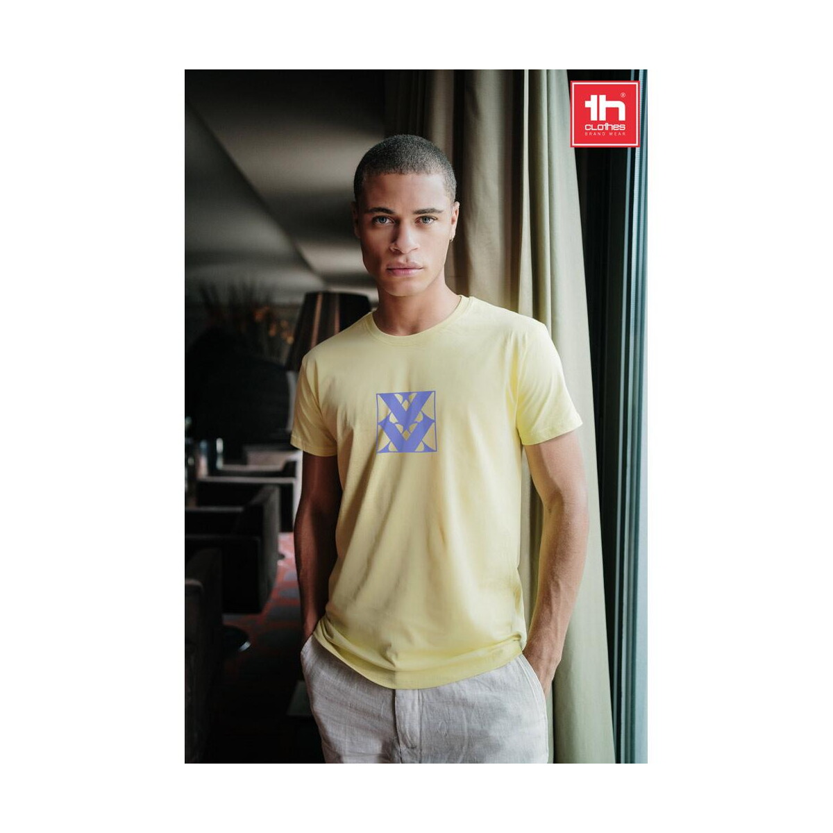 Koszulki z logo – thc luanda. t-shirt męski z bawełny rurkowej 30102_set THC LUANDA. T-shirt męski z bawełny rurkowej 30102_set