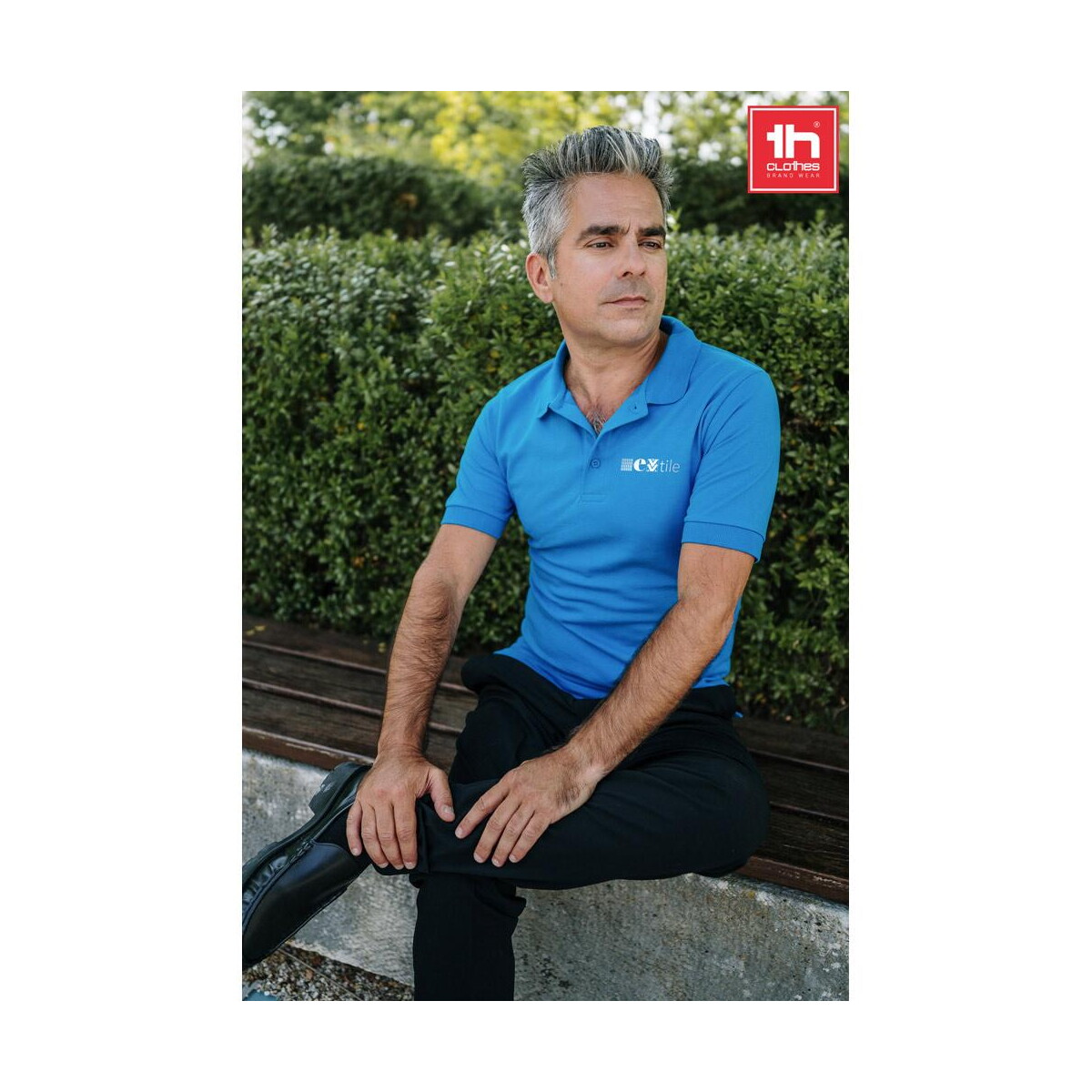 Koszulki z logo – thc monaco. męski polo t-shirt 30188_set THC MONACO. Męski polo t-shirt 30188_set