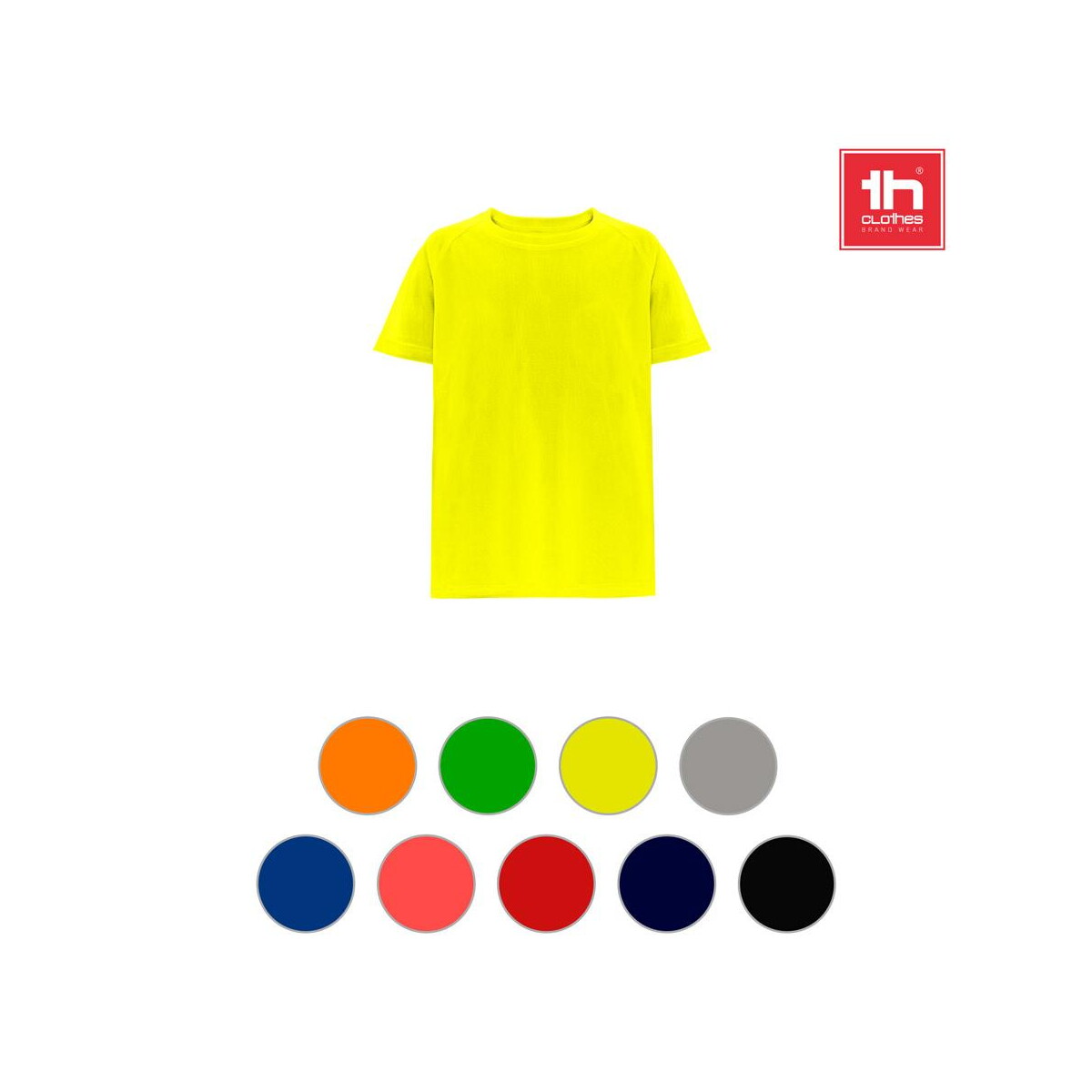 Koszulki z logo – thc move kids. t-shirt poliestrowy z krótkim rękawem dla dzieci 30275_a THC MOVE KIDS. T-shirt poliestrowy z krótkim rękawem dla dzieci 30275_a