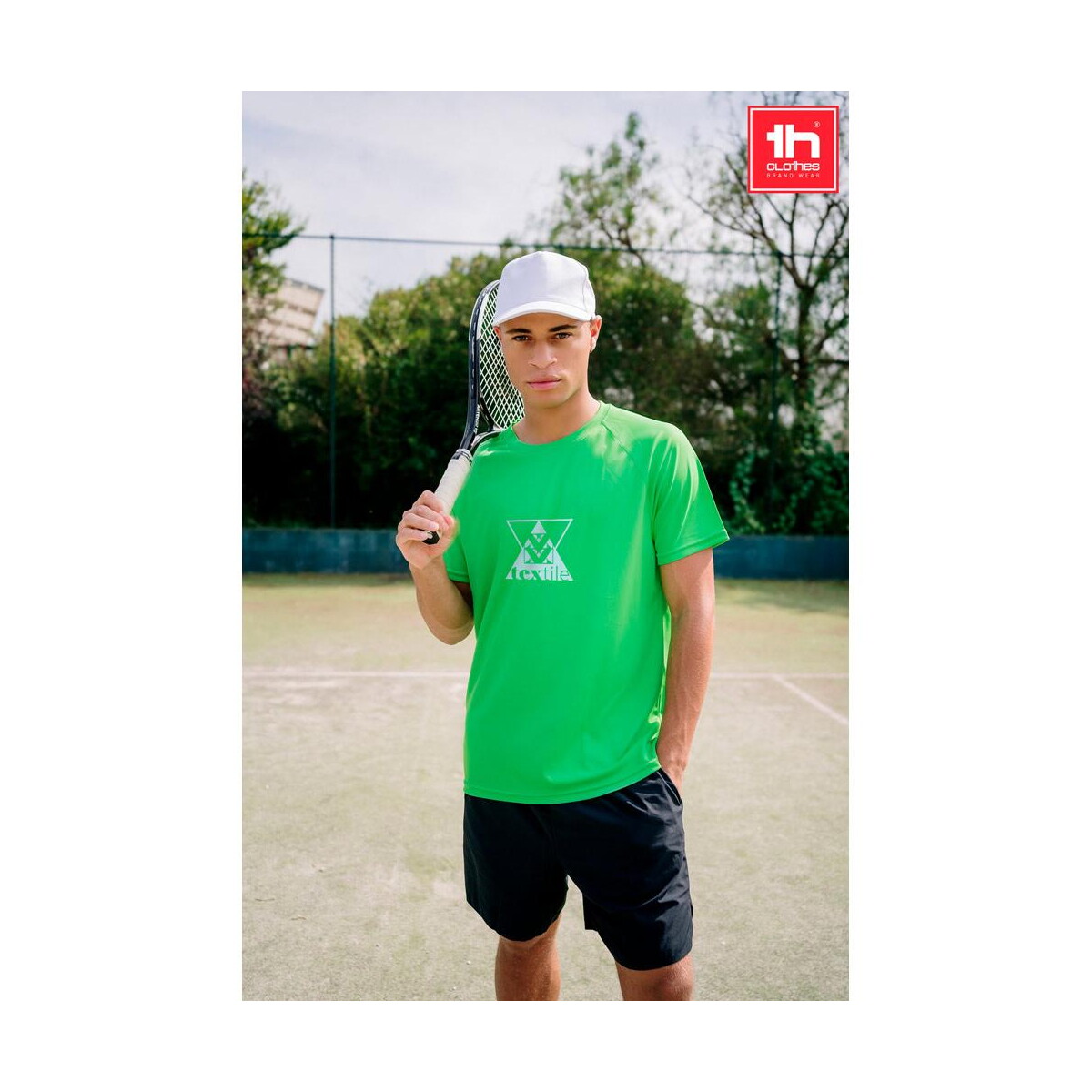Koszulki z logo – thc move. t-shirt techniczny z krótkim rękawem wykonany z poliestru 30273_set THC MOVE. T-shirt techniczny z krótkim rękawem wykonany z poliestru 30273_set