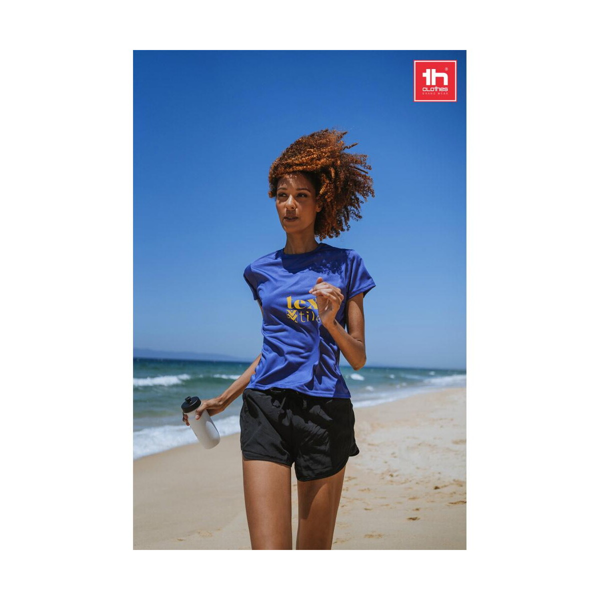Koszulki z logo – thc nicosia women. damski sportowy t-shirt 30128_set THC NICOSIA WOMEN. Damski sportowy t-shirt 30128_set