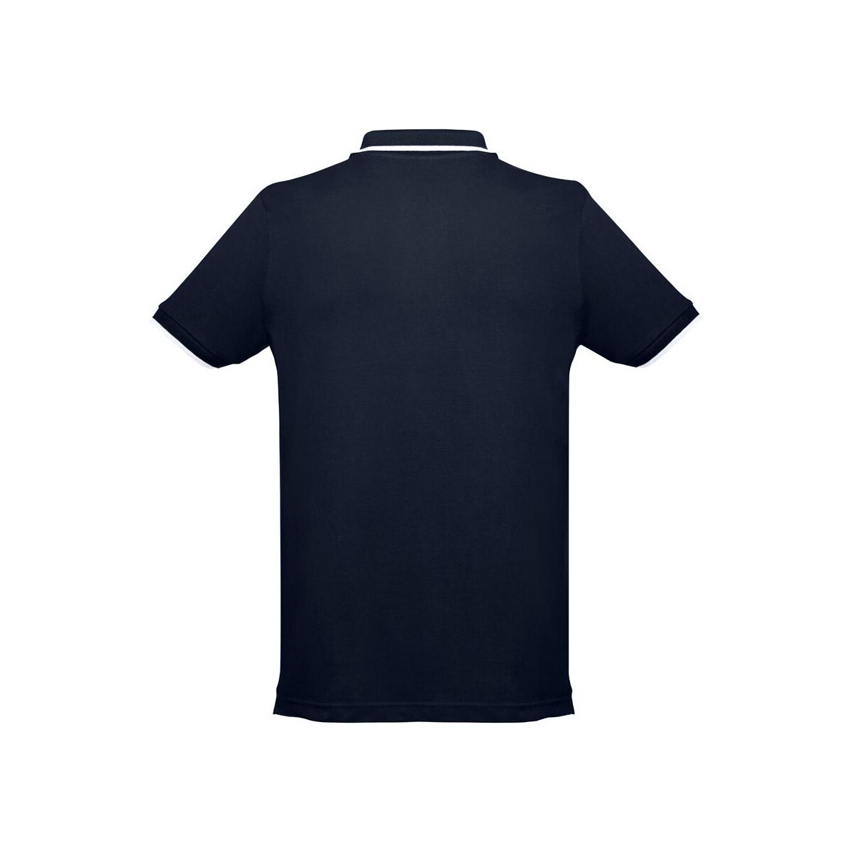 Koszulki z logo – thc rome. męska dwukolorowa bawełniana koszulka polo 30137_134-b THC ROME. Męska dwukolorowa bawełniana koszulka polo 30137_134-b