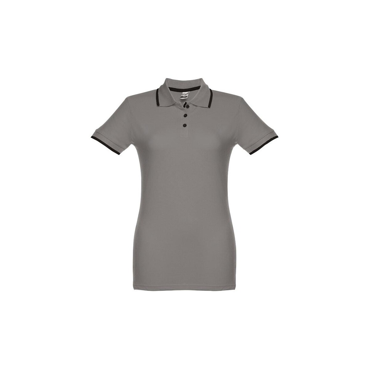 Koszulki z logo – thc rome women. damski slim fit polo t-shirt 30139_113-a THC ROME WOMEN. Damski slim fit polo t-shirt 30139_113-a