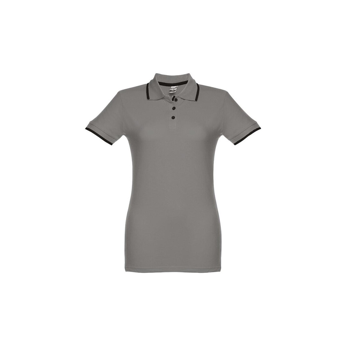 Koszulki z logo – thc rome women. damski slim fit polo t-shirt 30139_113 THC ROME WOMEN. Damski slim fit polo t-shirt 30139_113