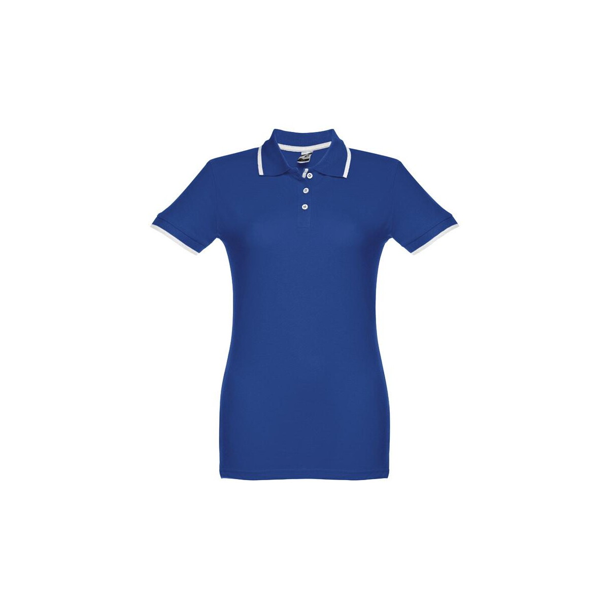Koszulki z logo – thc rome women. damski slim fit polo t-shirt 30139_114-a THC ROME WOMEN. Damski slim fit polo t-shirt 30139_114-a