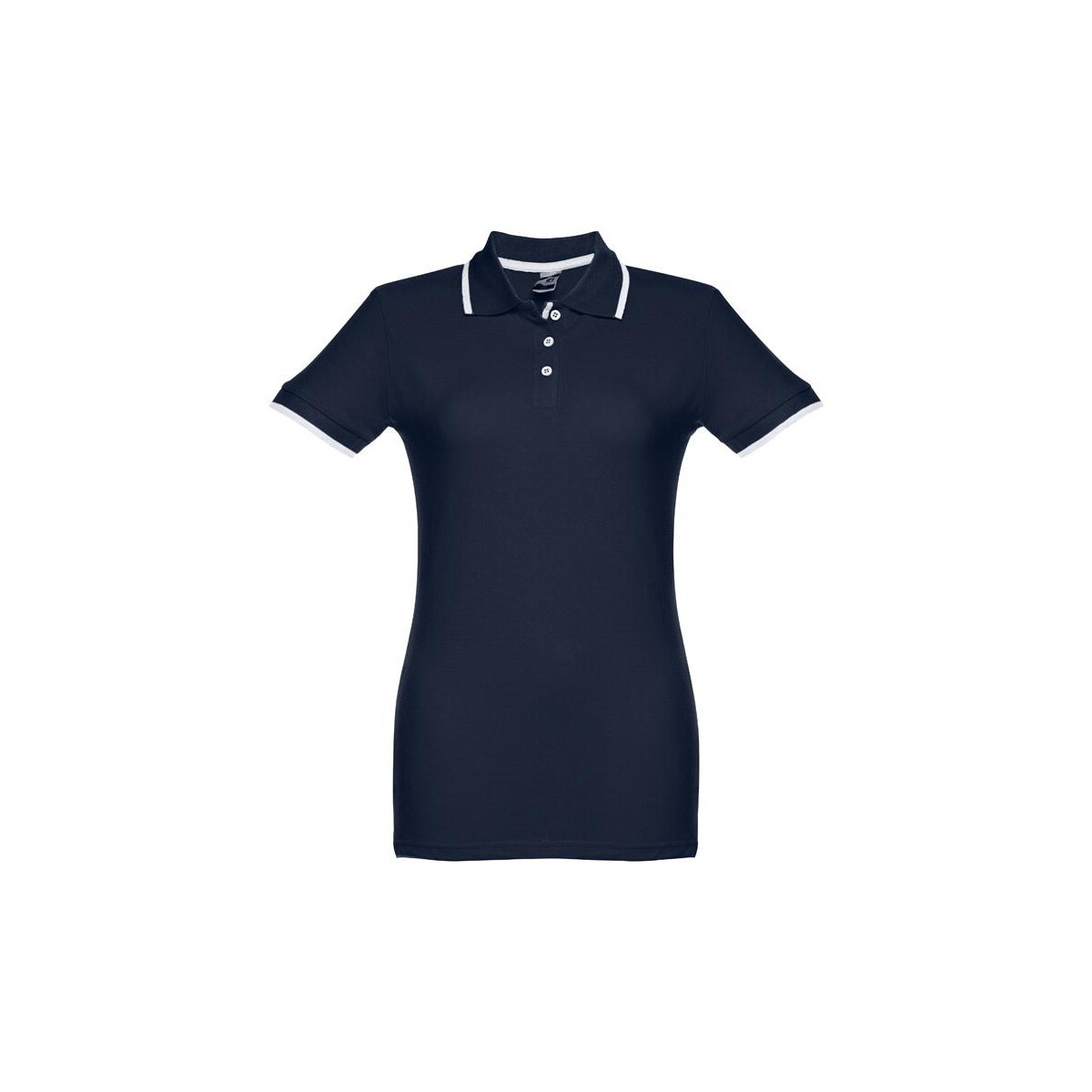 Koszulki z logo – thc rome women. damski slim fit polo t-shirt 30139_134-a THC ROME WOMEN. Damski slim fit polo t-shirt 30139_134-a