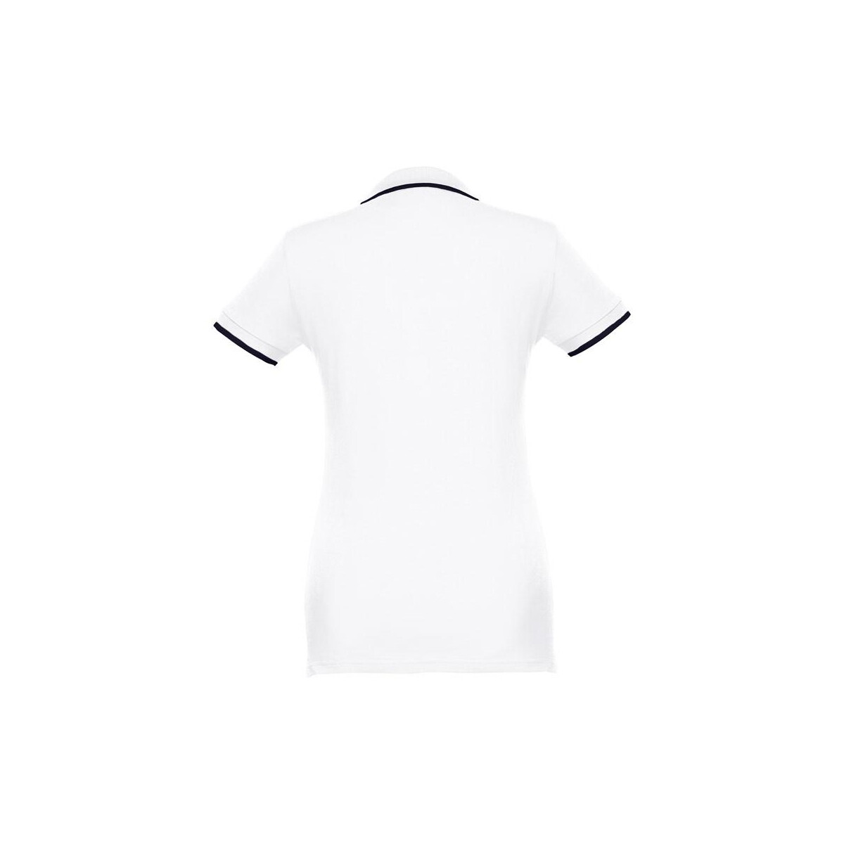 Koszulki z logo – thc rome women wh. dwukolorowa bawełniana koszulka polo dla kobiet 30138_106-b THC ROME WOMEN WH. Dwukolorowa bawełniana koszulka polo dla kobiet 30138_106-b