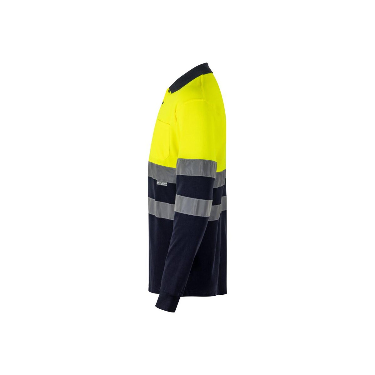 Koszulki z logo – vl pluto large. dwukolorowa koszulka polo pikowana (150 g/m²) z długim rękawem, z bawełny (55%) i poliestru (45%) 36140_204-c VL PLUTO LARGE. Dwukolorowa koszulka polo pikowana (150 g/m²) z długim rękawem, z bawełny (55%) i poliestru (45%) 36140_204-c