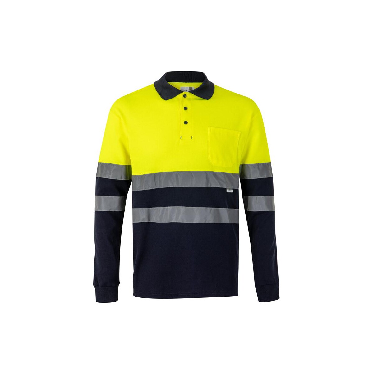 Koszulki z logo – vl pluto large. dwukolorowa koszulka polo pikowana (150 g/m²) z długim rękawem, z bawełny (55%) i poliestru (45%) 36140_204 VL PLUTO LARGE. Dwukolorowa koszulka polo pikowana (150 g/m²) z długim rękawem, z bawełny (55%) i poliestru (45%) 36140_204
