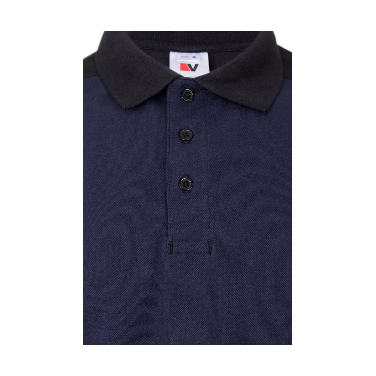 Koszulki z logo – vl veles. dwukolorowa koszulka polo piqué (180 g/m²), krótki rękaw, bawełna (60%) i poliester (40%) 36148_104-f VL VELES. Dwukolorowa koszulka polo piqué (180 g/m²), krótki rękaw, bawełna (60%) i poliester (40%) 36148_104-f