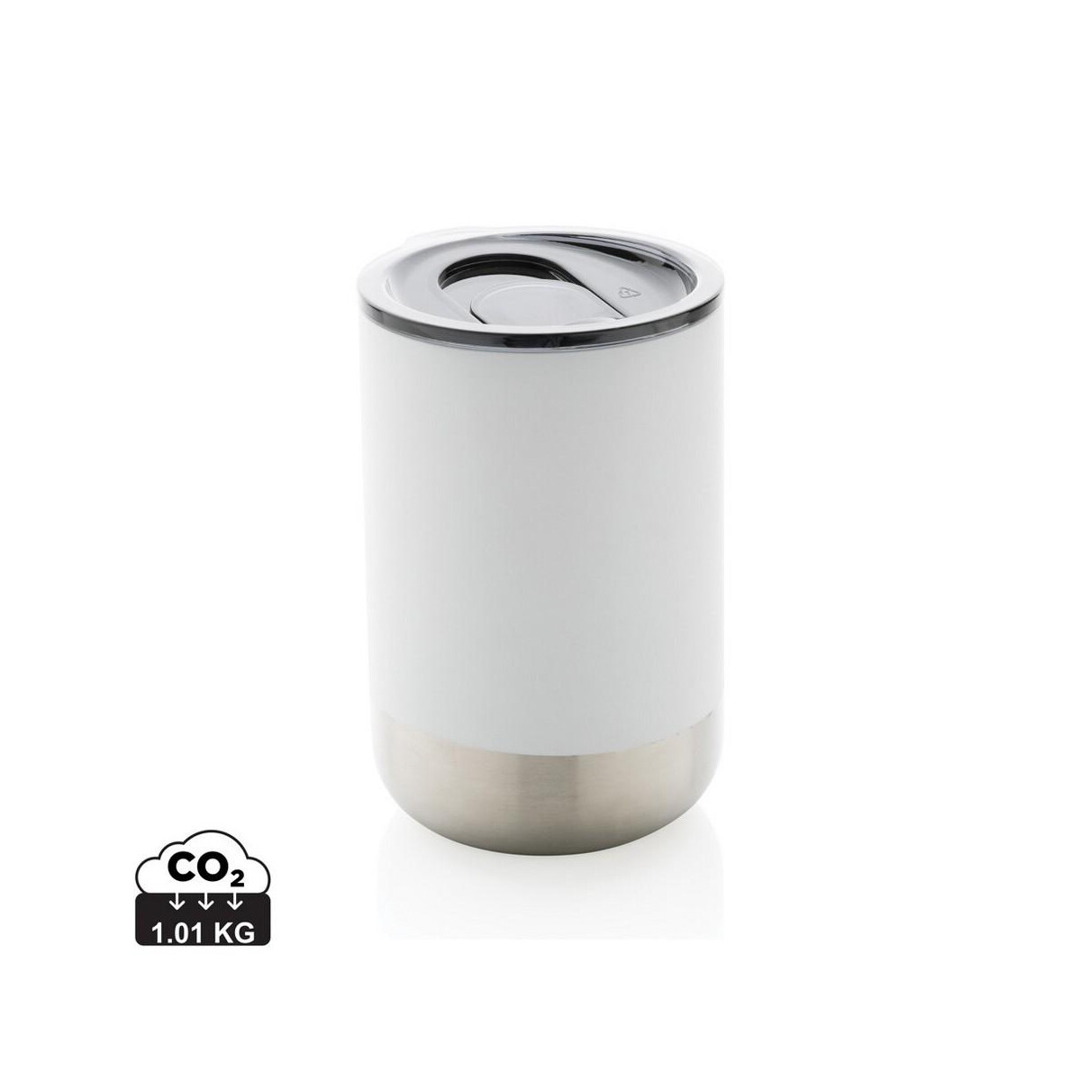 Kubki termiczne z logo – kubek termiczny 360 ml, stal nierdzewna z recyklingu P433.063_S_0 Kubek termiczny 360 ml, stal nierdzewna z recyklingu P433.063_S_0