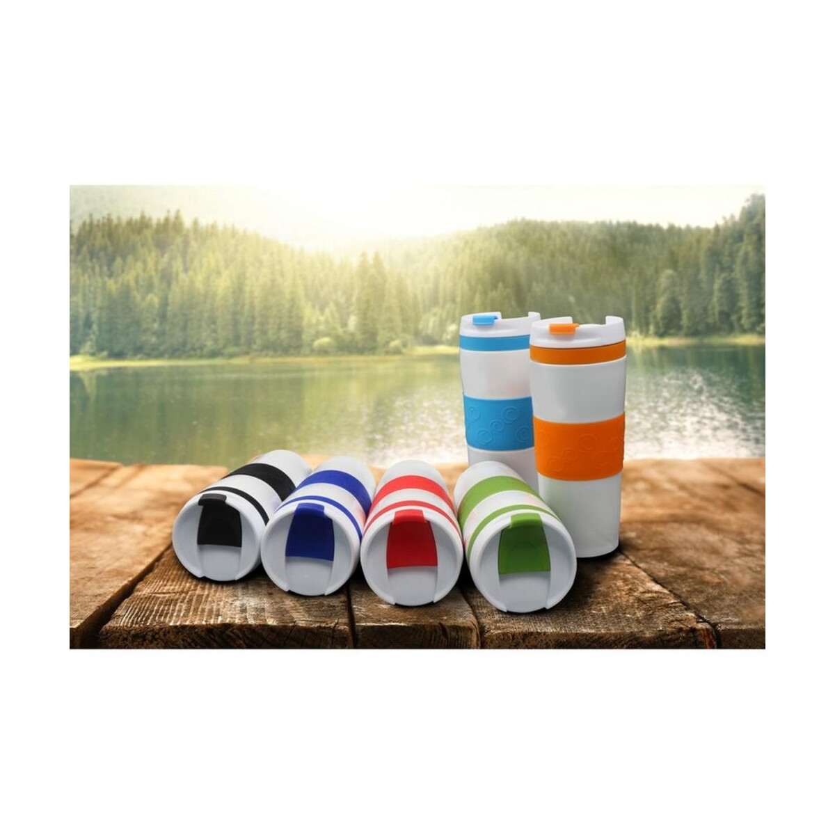 Kubki termiczne z logo – kubek termiczny 400 ml air gifts | thomas V0587_C Kubek termiczny 400 ml Air Gifts | Thomas V0587_C