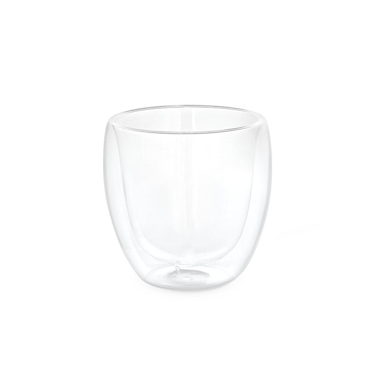 Kubki z logo – americano. szklany kubek izotermiczny 220 ml 94785_110 AMERICANO. Szklany kubek izotermiczny 220 ml 94785_110
