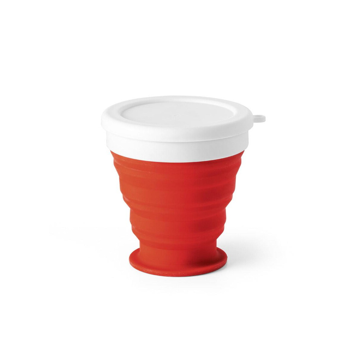 Kubki z logo – astrada. składany kubek podróżny 250 ml z silikonu i pp 94762_105 ASTRADA. Składany kubek podróżny 250 ml z silikonu i PP 94762_105