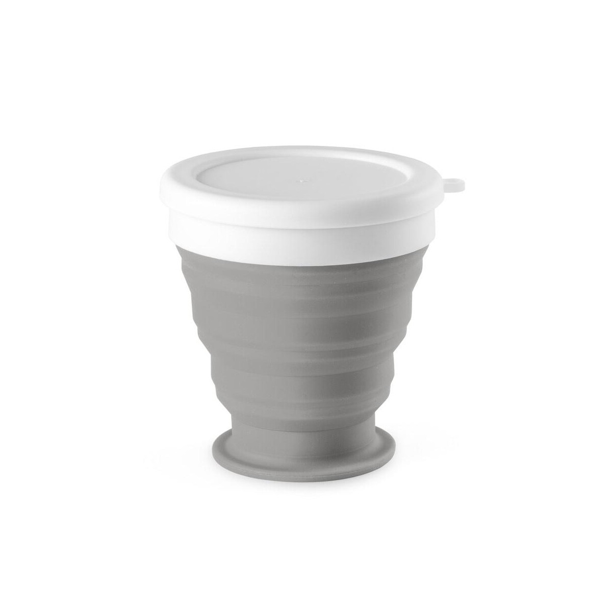 Kubki z logo – astrada. składany kubek podróżny 250 ml z silikonu i pp 94762_123 ASTRADA. Składany kubek podróżny 250 ml z silikonu i PP 94762_123