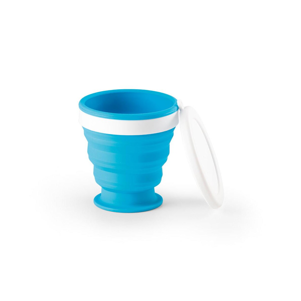 Kubki z logo – astrada. składany kubek podróżny 250 ml z silikonu i pp 94762_124-c ASTRADA. Składany kubek podróżny 250 ml z silikonu i PP 94762_124-c
