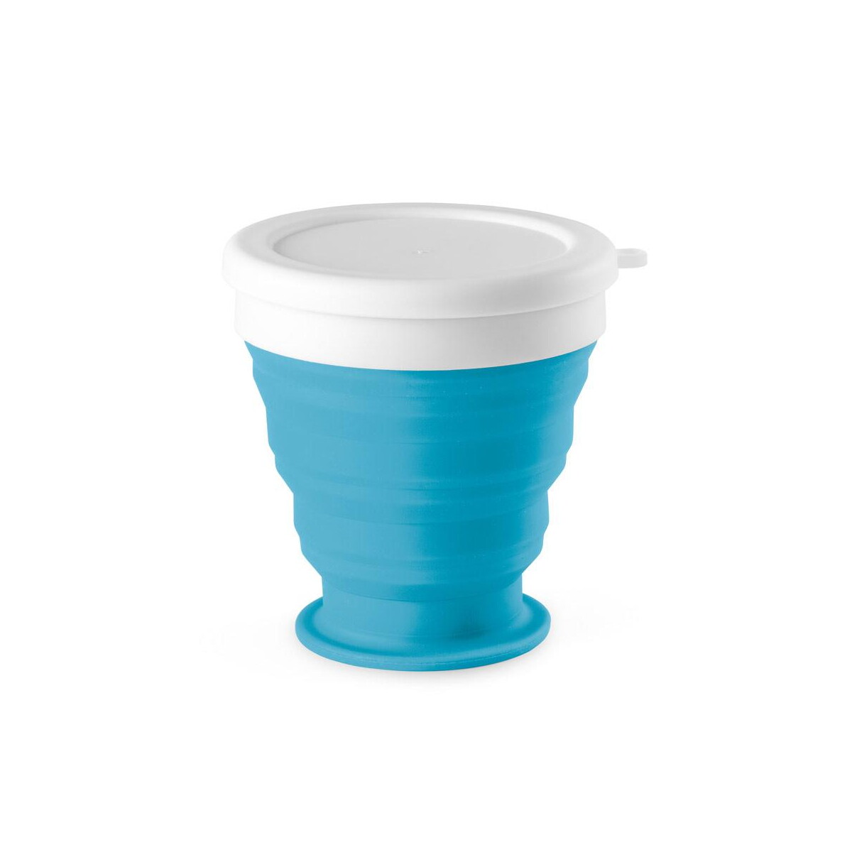 Kubki z logo – astrada. składany kubek podróżny 250 ml z silikonu i pp 94762_124 ASTRADA. Składany kubek podróżny 250 ml z silikonu i PP 94762_124