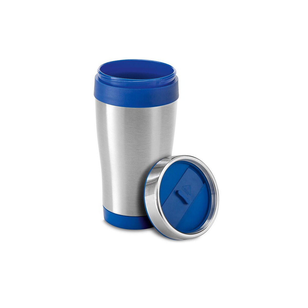 Kubki z logo – batum. kubek podróżny 420 ml ze stali nierdzewnej i pp 94625_114-c BATUM. Kubek podróżny 420 ml ze stali nierdzewnej i PP 94625_114-c